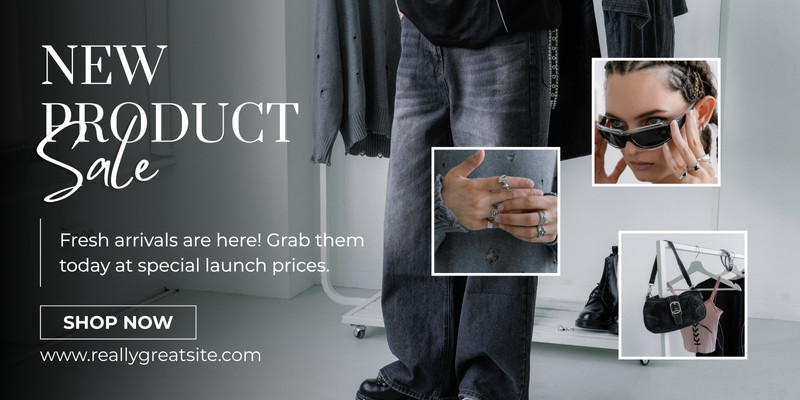 Mẫu banner web thời trang đẹp