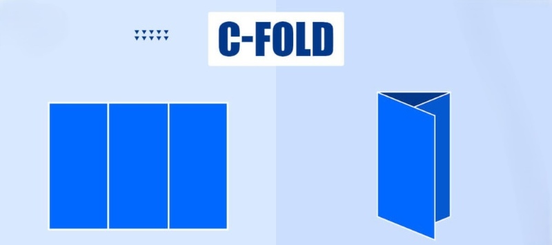 Mẫu brochure gấp 3 kiểu chữ C