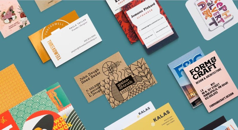 Mẫu card visit đẹp, phù hợp mọi ngành nghề