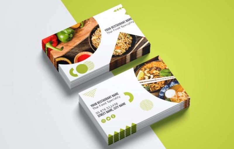 Mẫu card visit nhà hàng