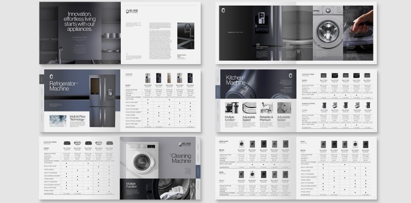 Mẫu catalog ngành điện lạnh đẹp