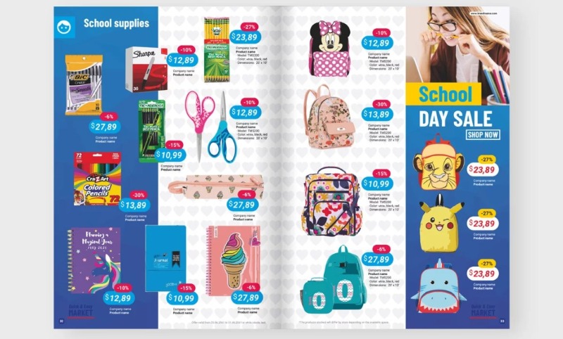 Mẫu catalogue ngành bán lẻ