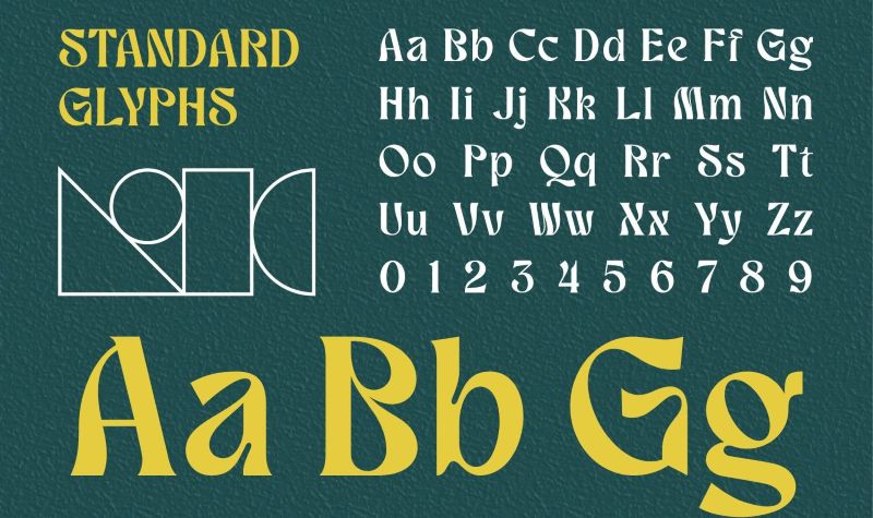 Mẫu font chữ đẹp của thương hiệu