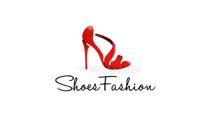 Mẫu logo bán giày dép online