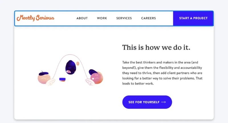 Mẫu menu website đẹp