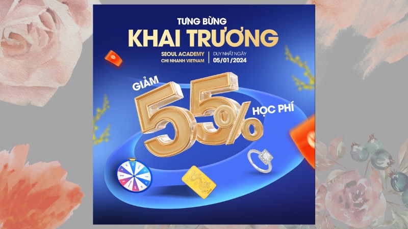 Mẫu poster khai trương