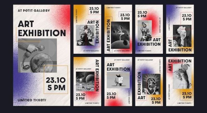 Mẫu poster triển lãm nghệ thuật