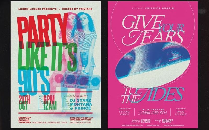 Mẫu poster xu hướng mới