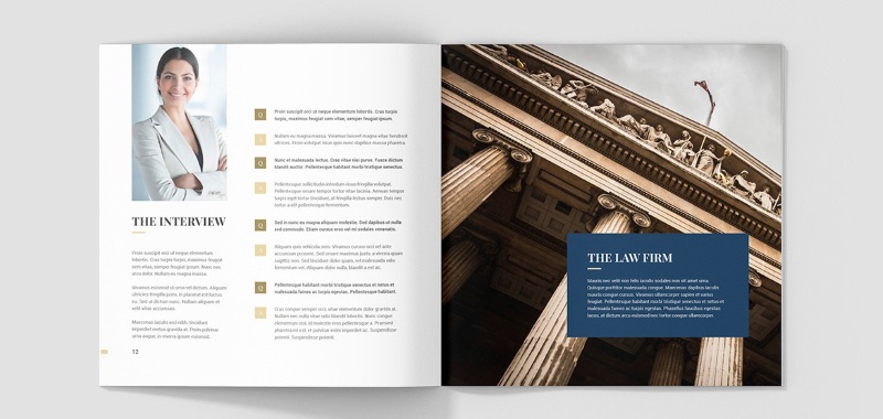 Mẫu profile công ty cổ điển đẹp