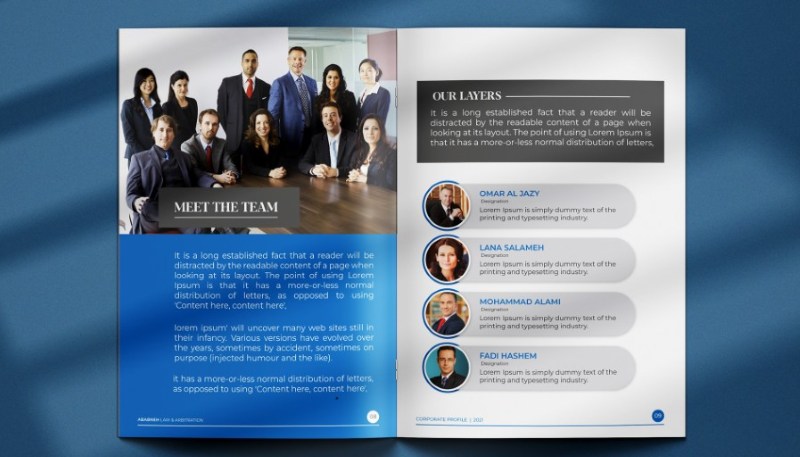 Mẫu profile công ty luật