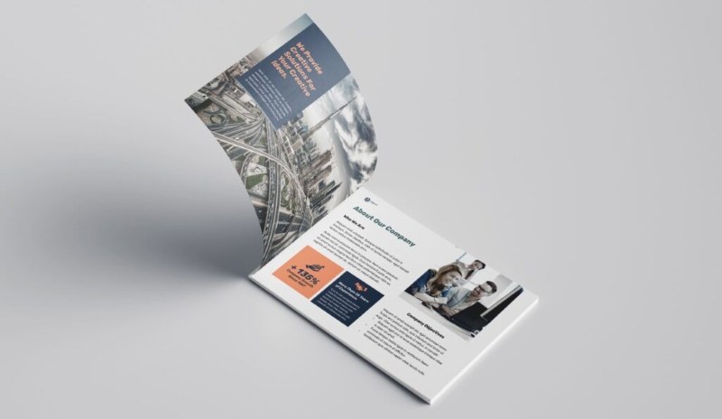 Mẫu profile công ty ngành tư vấn đẹp