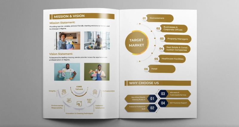 Mẫu profile công ty ngành vệ sinh công nghiệp