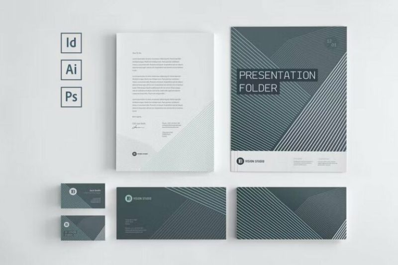 Mẫu thiết kế letterhead đẹp