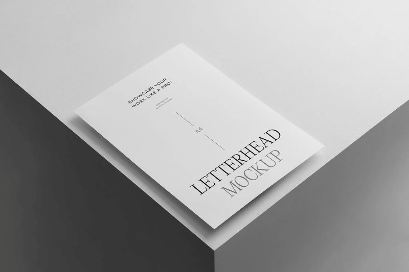 Mẫu thiết kế letterhead đơn giản