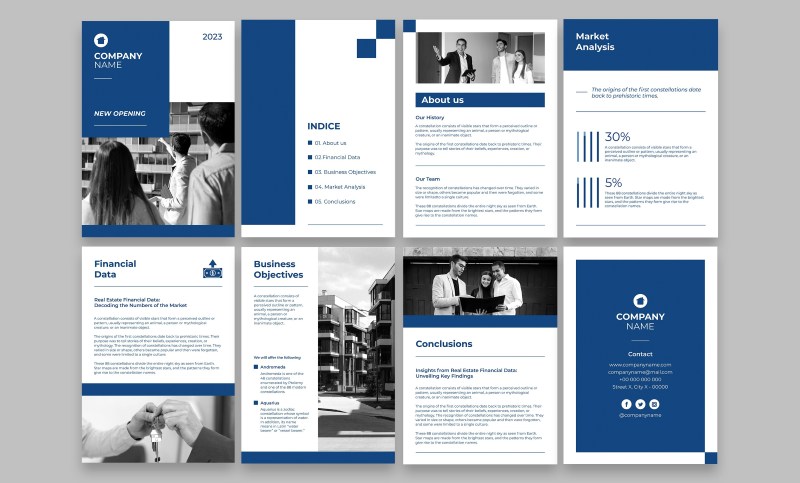 Mẫu thiết kế profile công ty