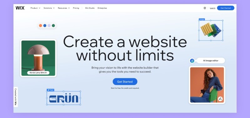 Mẫu website AI