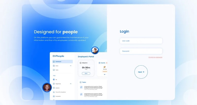 Mẫu website login