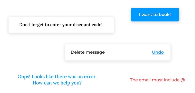 Microcopy UX