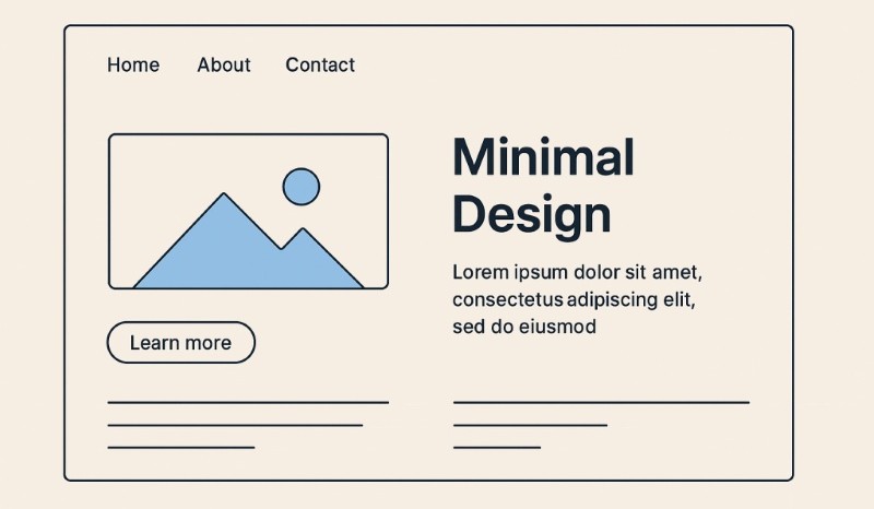 Minimal website