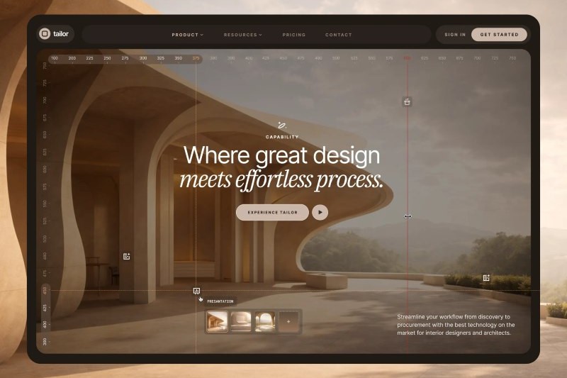 Minimalist style web