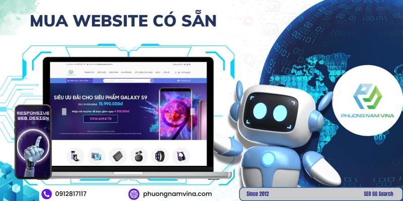 Mua website có sẵn | Lợi ích, rủi ro và lưu ý quan trọng