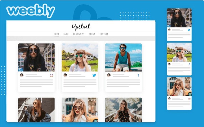Nền tảng Weebly website