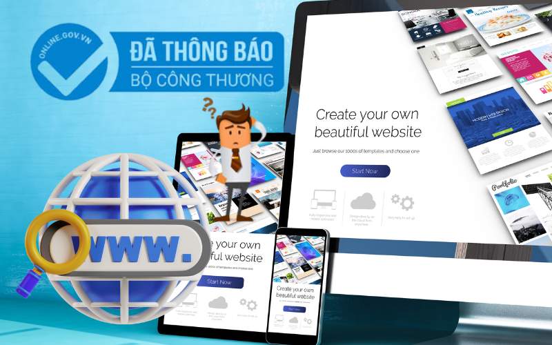 Ngộ nhận dẫn đến không thông báo web với Bộ Công Thương