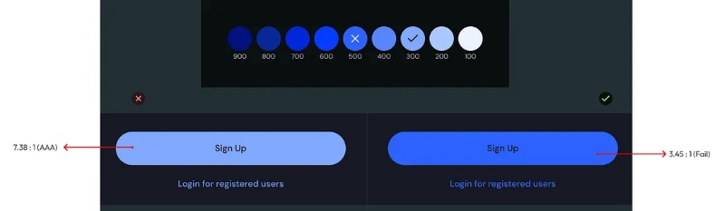 Nguyên tắc khi sử dụng dark mode