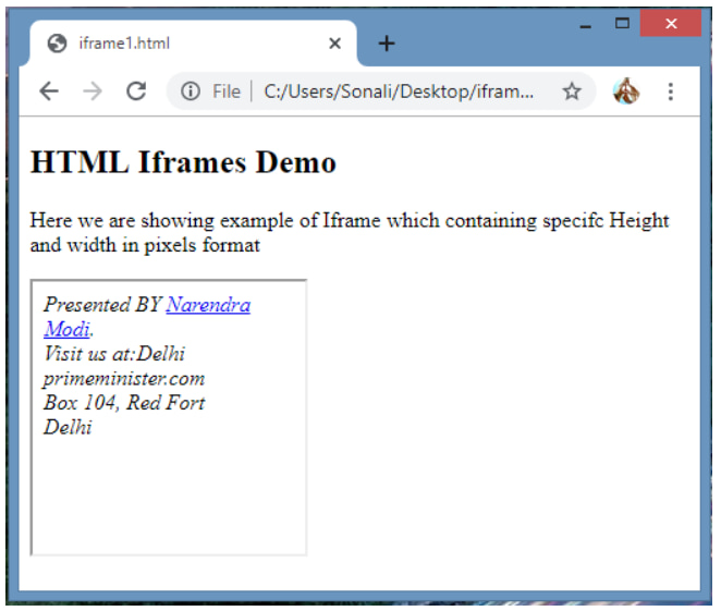 Nhúng iFrame HTML