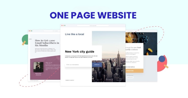 One page website là gì? Khi nào nên sử dụng web one page?