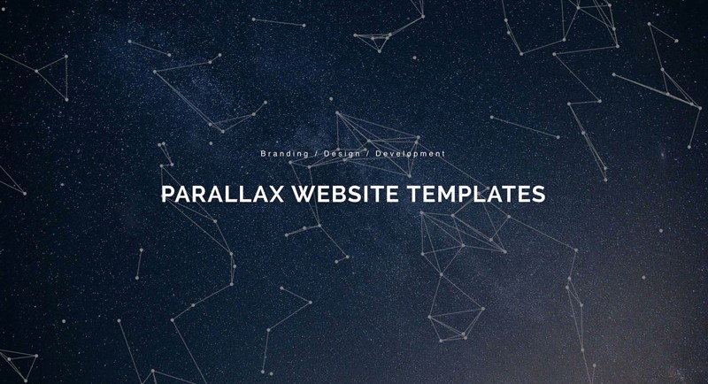 Parallax effect website