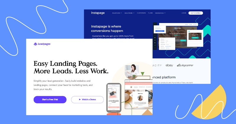 Phân loại các landing page
