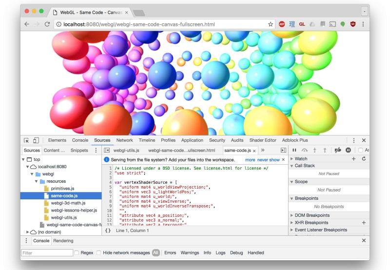 Phát triển web với WebGL