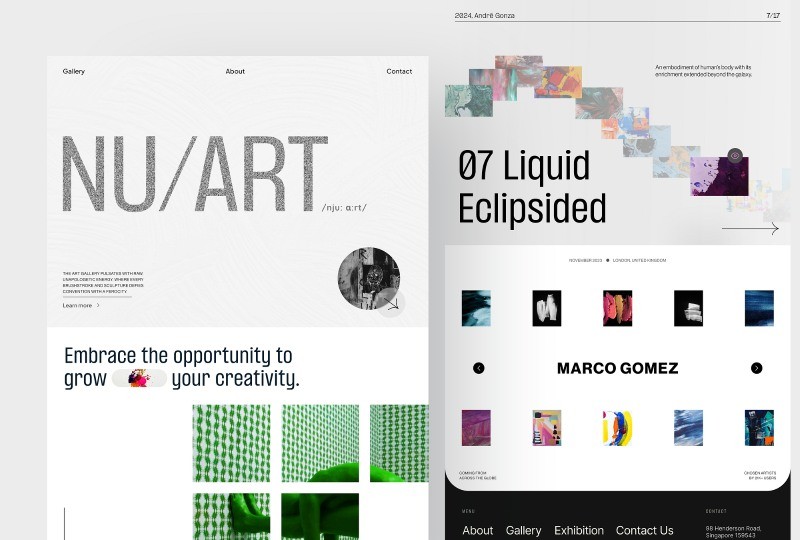 Phong cách experimental websites