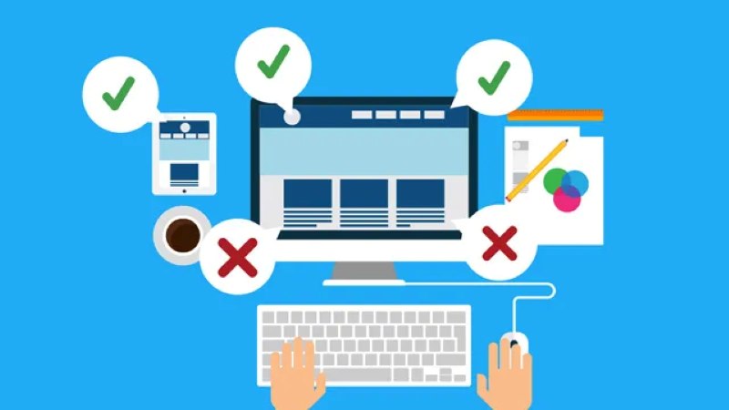 Quá trình cắt giao diện web