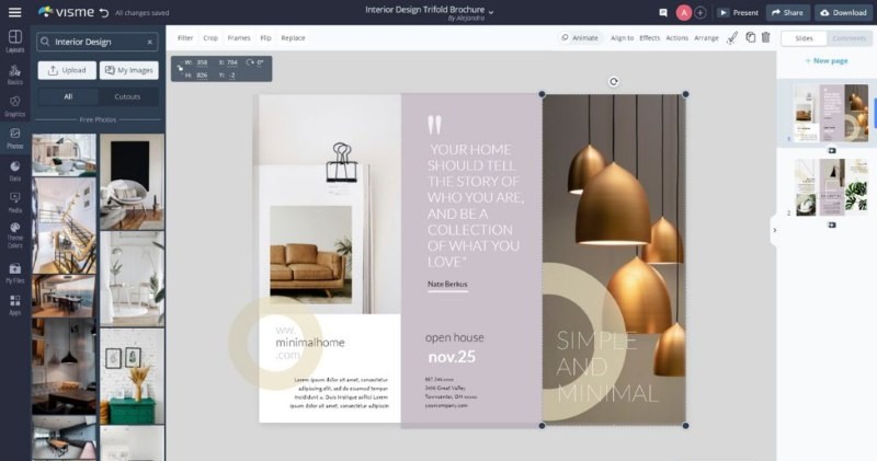 Quy trình thiết kế pamphlet