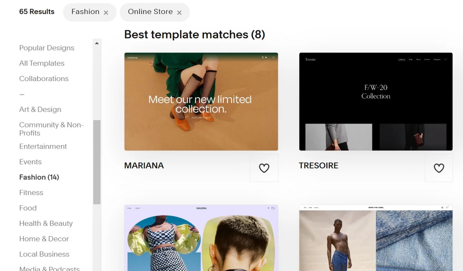 Squarespace web