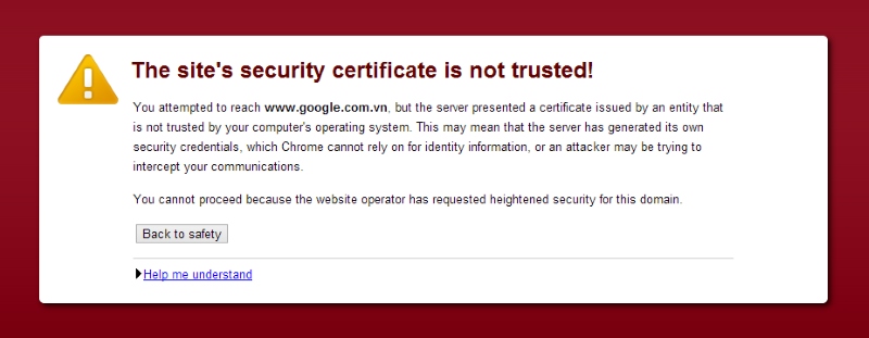 SSL error SSL error