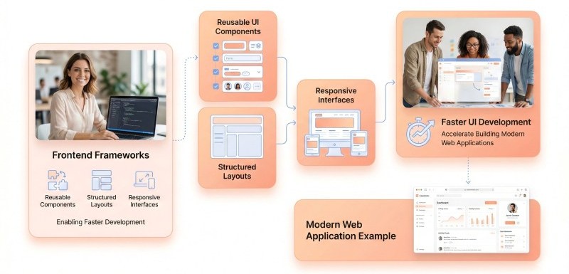 Sử dụng framework frontend