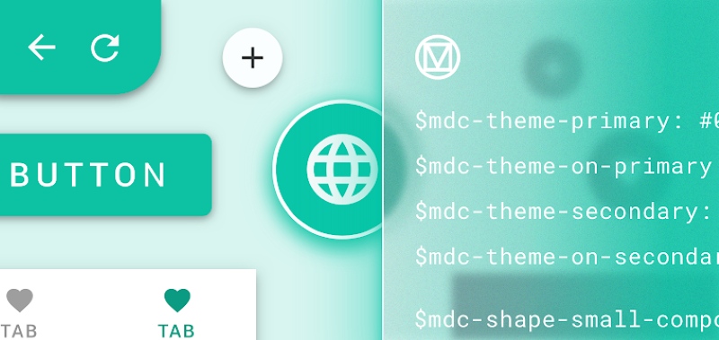 Sử dụng material design