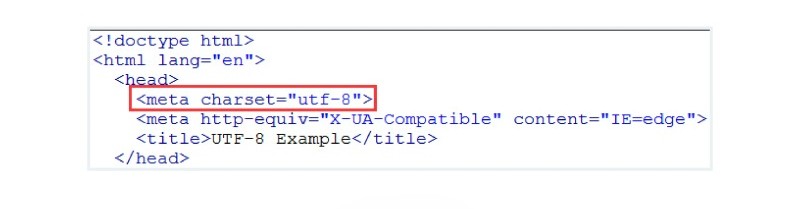 Sử dụng meta UTF-8 Sử dụng meta UTF-8