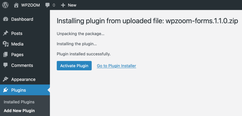 Tải plugin WordPress