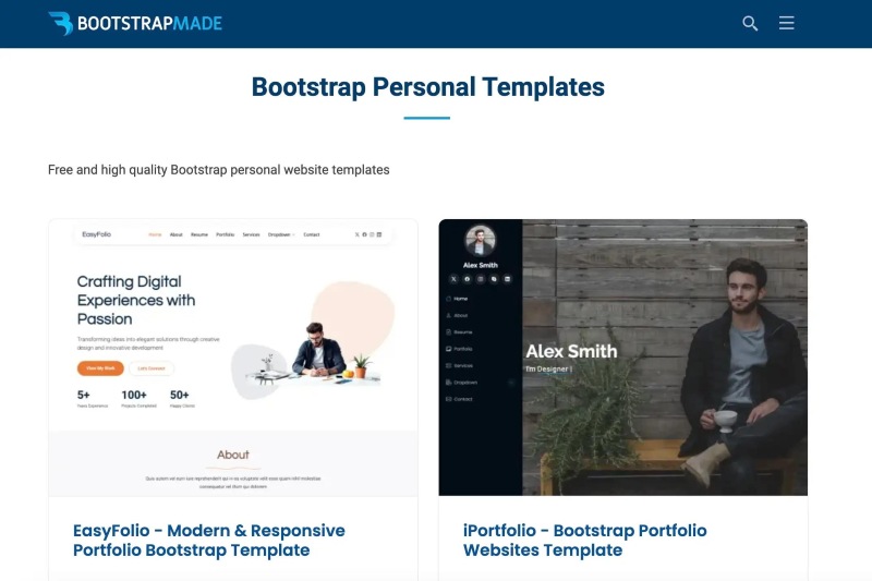 Tải template web miễn phí