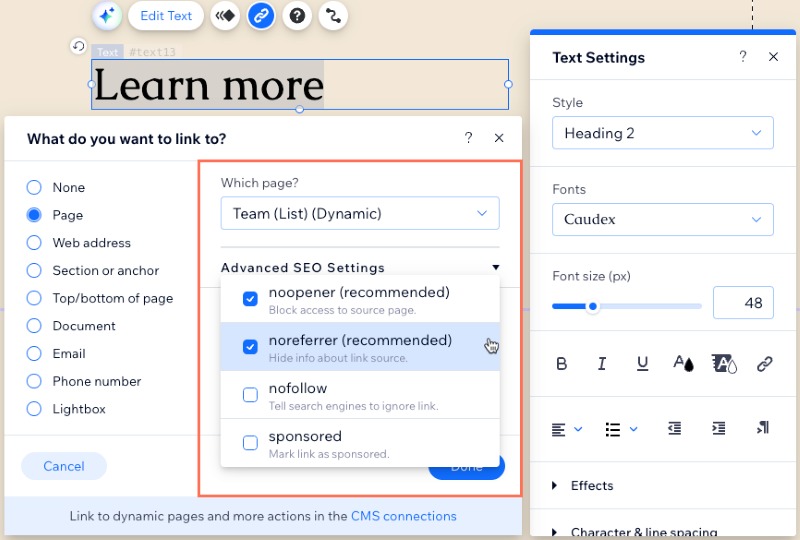 Tạo hyperlink Tạo hyperlink