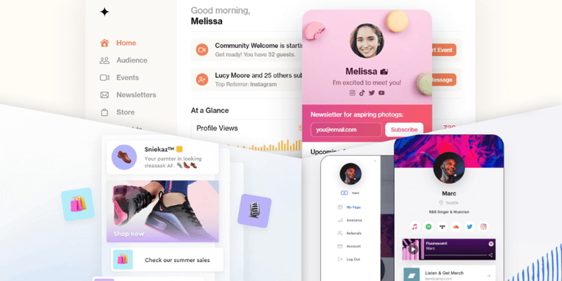 Tạo link bio miễn phí