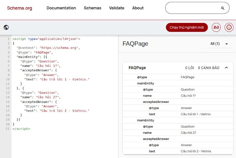 Tạo và cài FAQ Schema vào website Tạo và cài FAQ Schema vào website