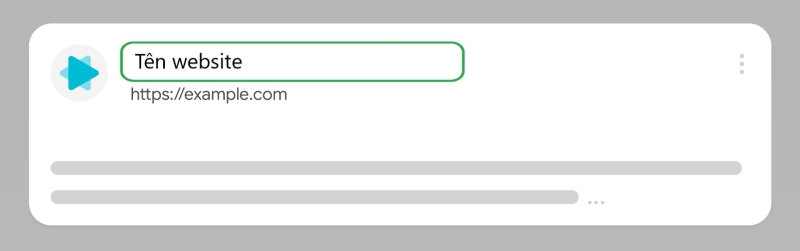 Tên trang web là gì? Tên trang web là gì?
