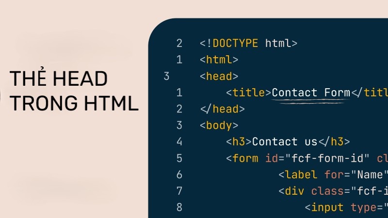Thẻ head trong HTML là gì? Vai trò và các thành phần cốt lõi