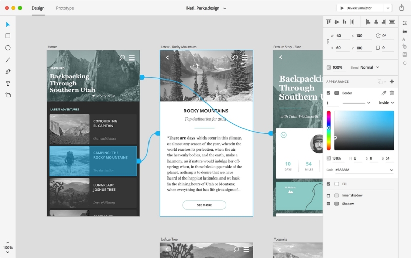 Thiết kế Adobe XD