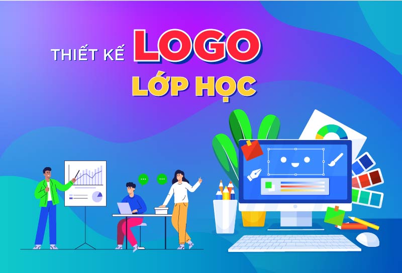 Thiết kế logo lớp học đẹp, độc nhất, thu hút mọi ánh nhìn